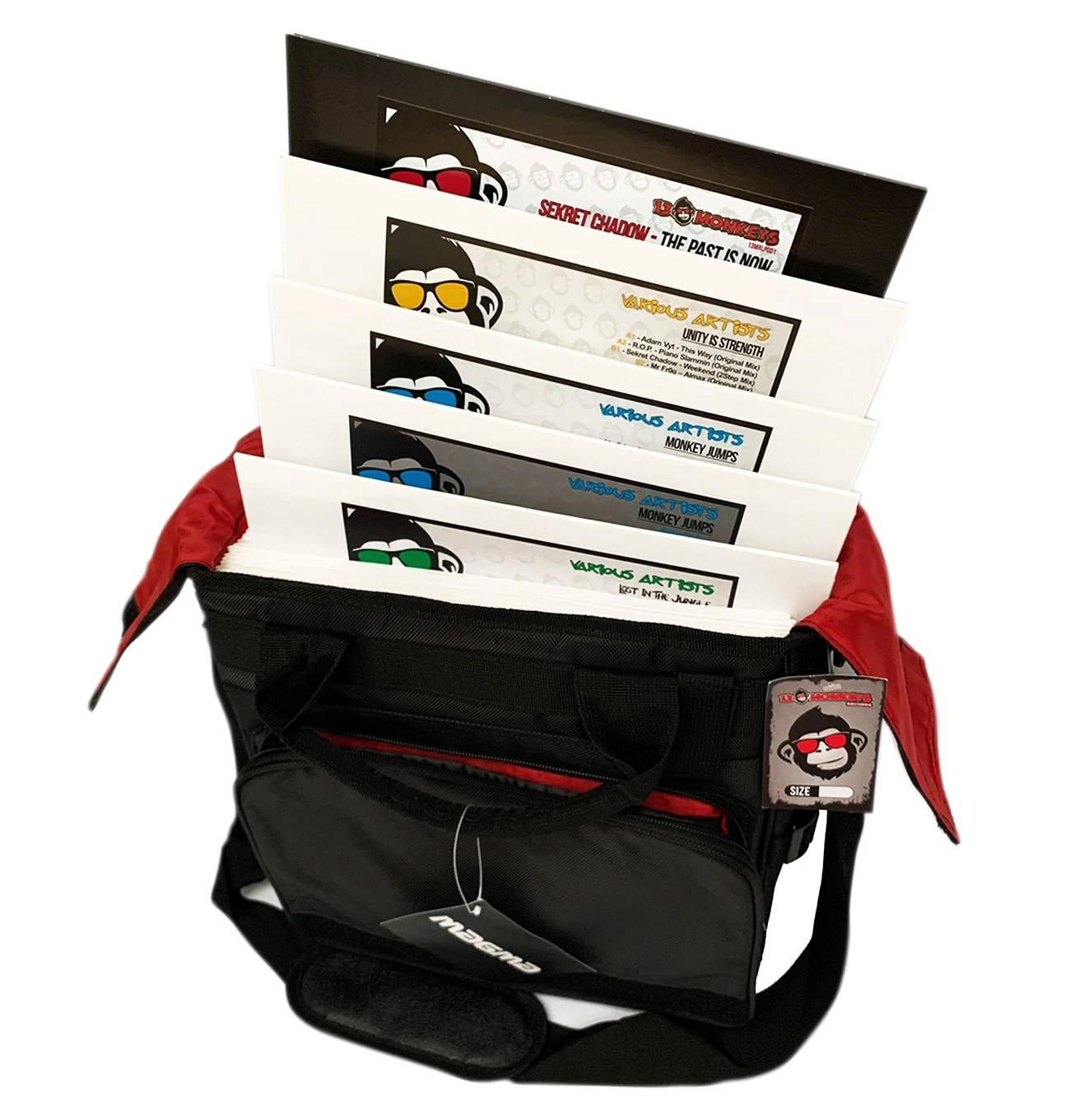 Magma Lp Bag 40 II Black/Red - 13Monkeys Records - Imagen 4