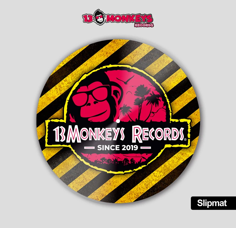 13monkeys Slipmat Mod. Jurassic Monkey - Imagen 2
