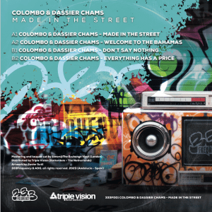 [333F001] COLOMBO + DASSIER CHAMS – MADE IN THE STREET