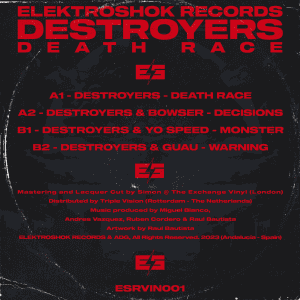 [ESRVIN001] DESTROYERS – DEATH RACE E.P.