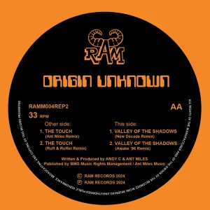 [RAMM004REP2] ORIGIN UNKNOWN – THE TOUCH / VALLEY OF THE SHADOWS – REMIXES