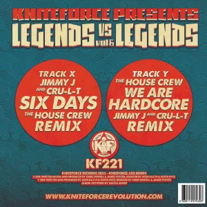 [KF221] THE HOUSE CREW VS JIMMY J & CRU-L-T ‎– LEGENDS VS LEGENDS VOL​.​6