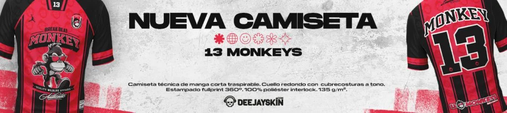 NUEVA CAMISETA 13MONKEYS RECORDS