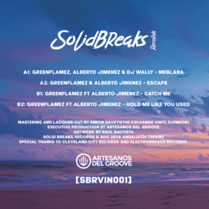 [SBRVIN001] GREENFLAMEZ FT ALBERTO JIMENEZ & DJ WALLY – ESCAPE