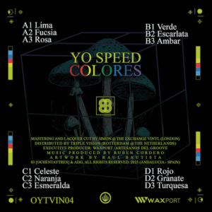 [OYTVIN04] Yo Speed – Colores – 2×12″ Vinyl – 180 gram – Gatefold
