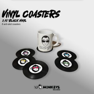 Vinyl Coasters – 13Monkeys Records