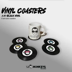 Vinyl Coasters – 13Monkeys Records