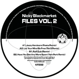 [KF292] Nicky Blackmarket – Files Volume Two EP (Spam Remixes EP)