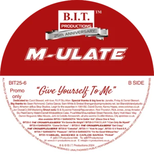 [BIT25-6] M-Ulate “Give Yourself To Me” – 30th Anniversary Mixes