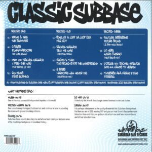 [SUBBASELP5V] Various – Classic Subbase – 3 x 12″ Vinyl – 2025 Reissue