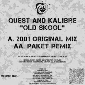 [CFUNK046] DJ Quest And Kalibre – Old Skool + Paket Remix